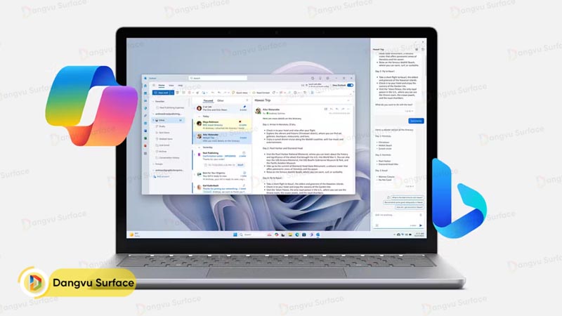 Microsoft tích hợp Copilot sâu vào hệ điều hành cũng giúp tối ưu hóa các công việc hằng ngày