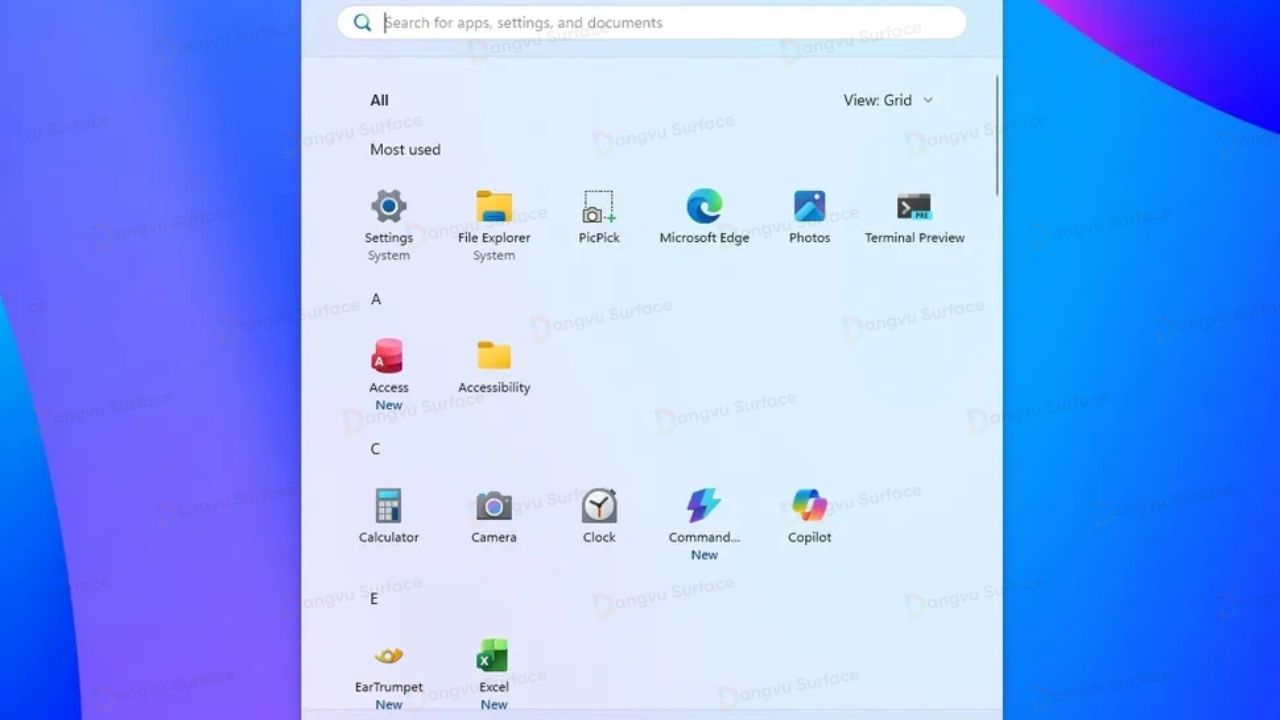 Taskbar được tùy biến