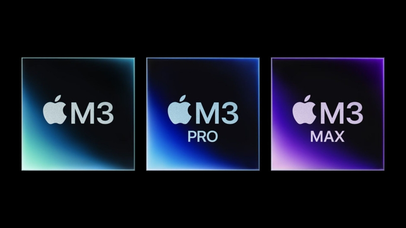 ba tùy chọn cấu hình linh hoạt từ M3, M3 Pro đến M3 Max