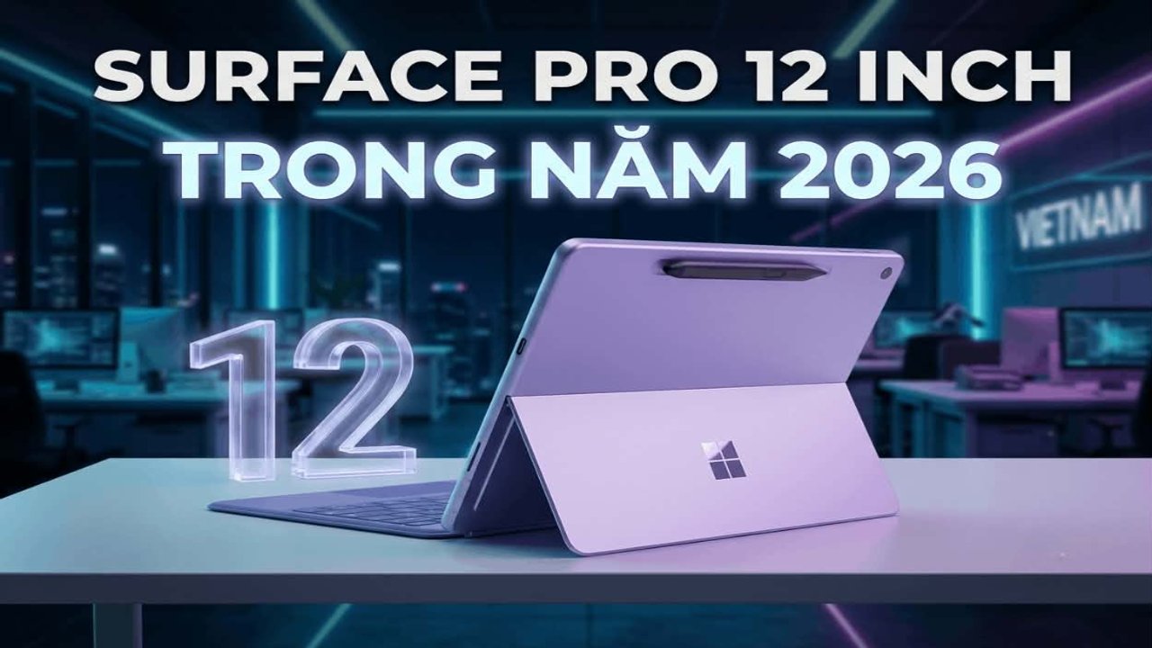 Surface Pro 12 inch trong năm 2026