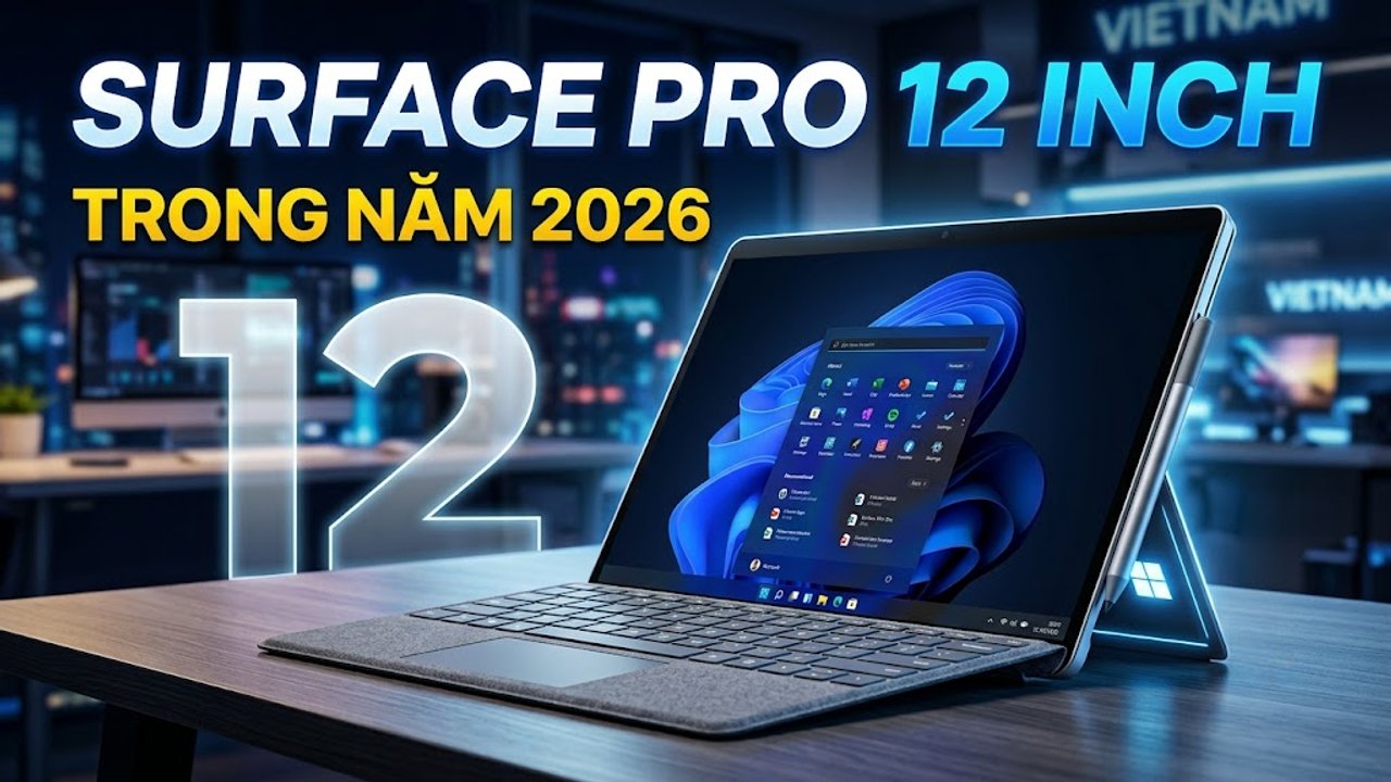 Surface Pro 12 inch trong năm 2026