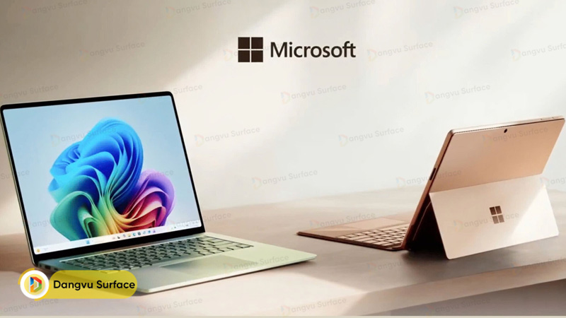 Surface Pro 12 với Surface Laptop 8