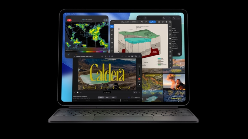 iPad Pro 13 M5 được trang bị tấm nền Tandem OLED với tên gọi Ultra Retina XDR