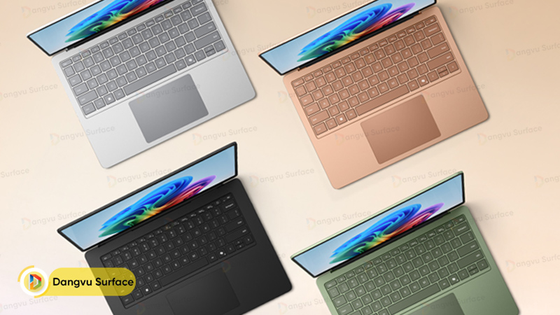 4 phiên bản màu sắc trên Surface Laptop 8 Snapdragon X2