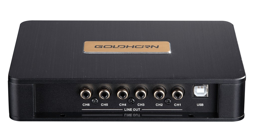 Goldhorn DSPA 406 – DSP được trang bị 6 kênh đầu ra RCA mạ vàng